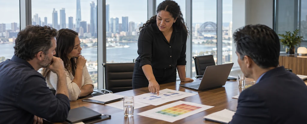 Illustration of a person working as a chief information officer