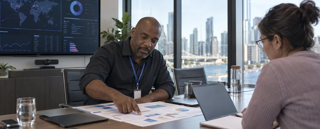 Illustration of a person working as a chief information security officer