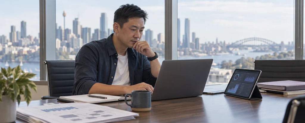 Illustration of a person working as an it auditor
