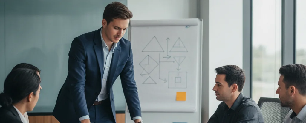 Illustration of a person working as an organisational development consultant