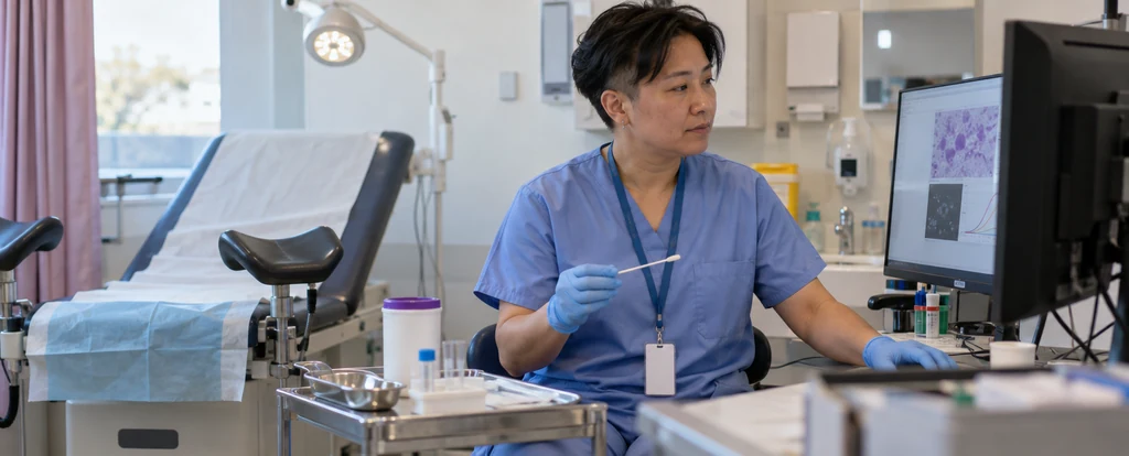 Illustration of a person working as a sexual health physician