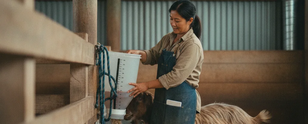 Illustration of a person working as an animal attendant