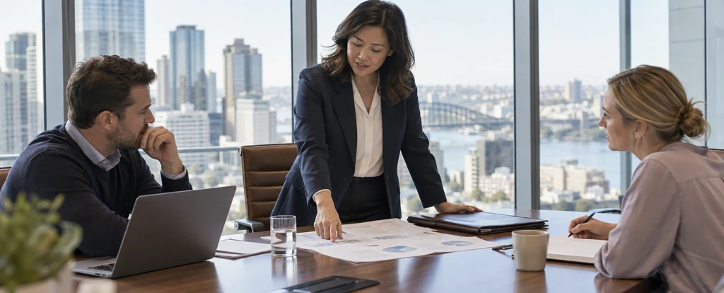 Illustration of a person working as a chief of staff