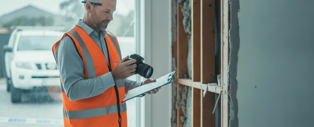 Illustration of a person working as a claims assessor