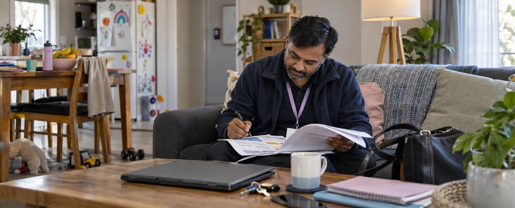 Illustration of a person working as a family support worker