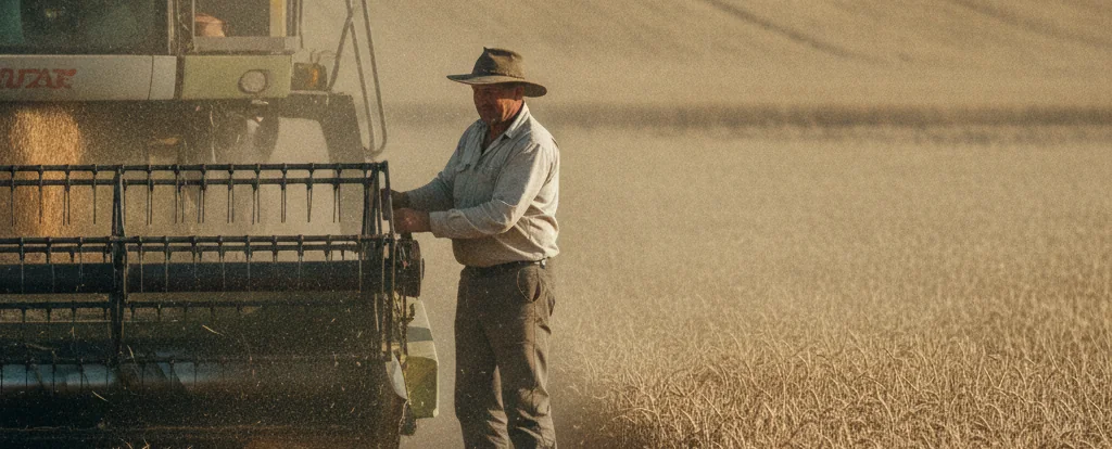 Illustration of a person working as a farm worker