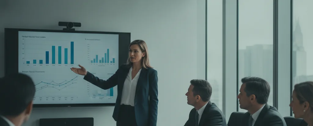 Illustration of a person working as a finance manager
