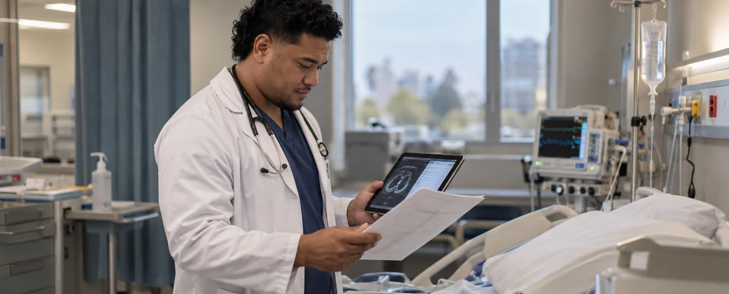Illustration of a person working as a general physician