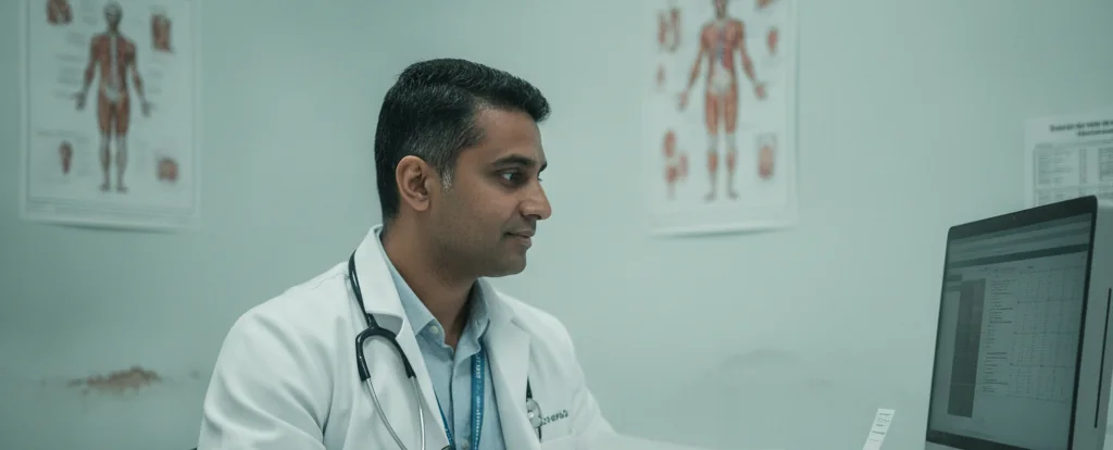 Illustration of a person working as a general practitioner