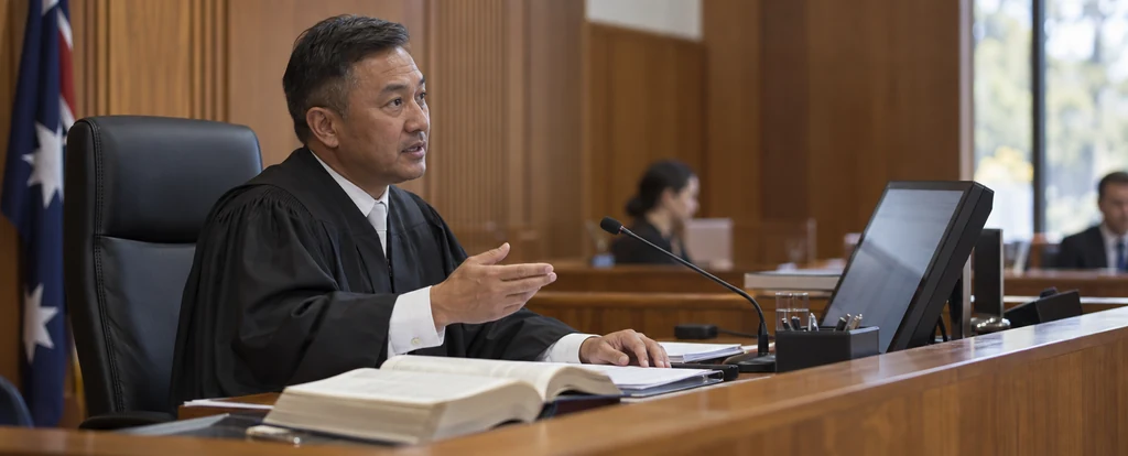 Illustration of a person working as a magistrate
