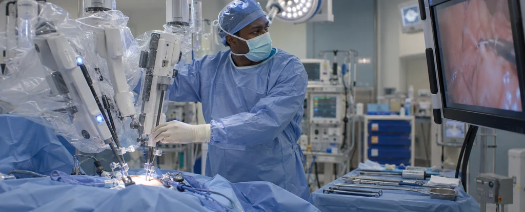 Illustration of a person working as a paediatric surgeon