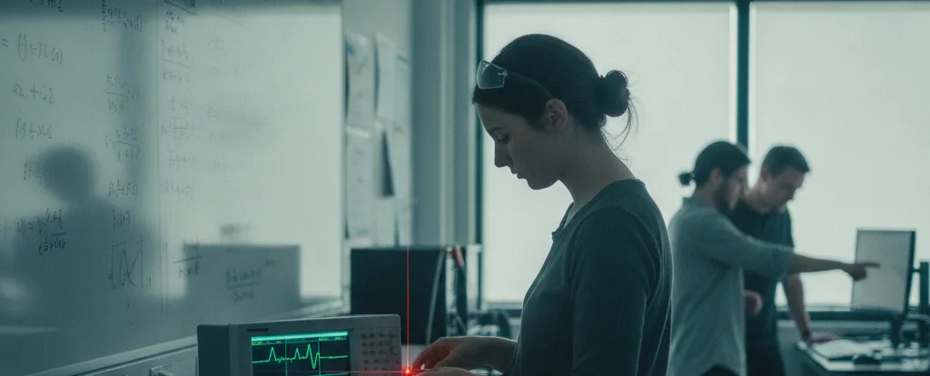 Illustration of a person working as a physicist