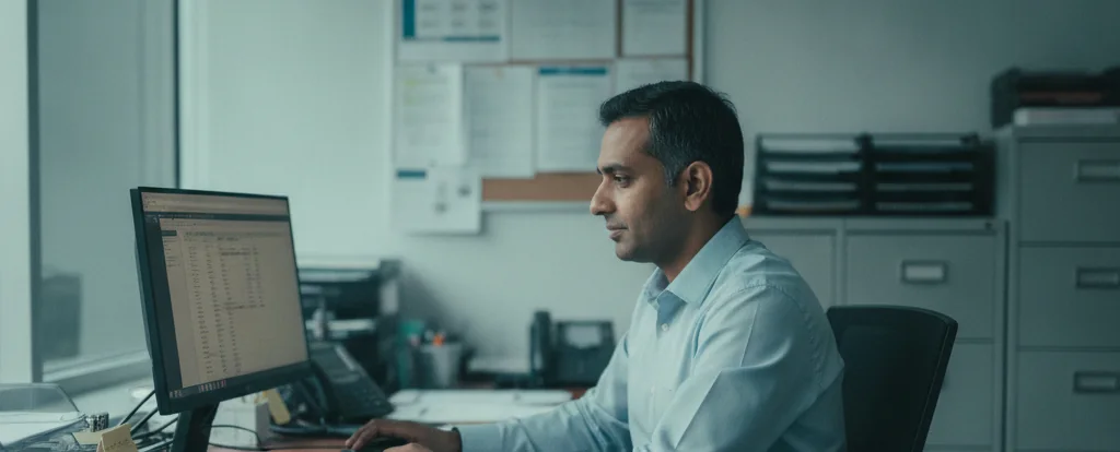 Illustration of a person working as a practice manager