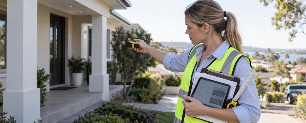 Illustration of a person working as a property valuer