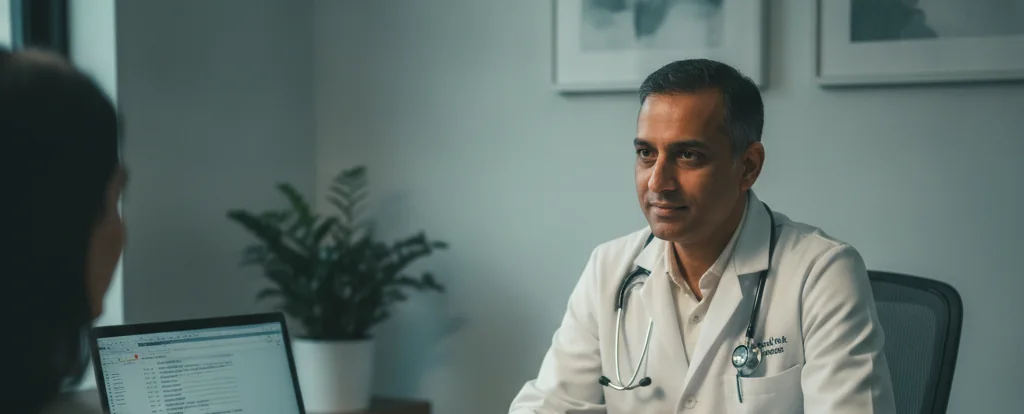 Illustration of a person working as a psychiatrist