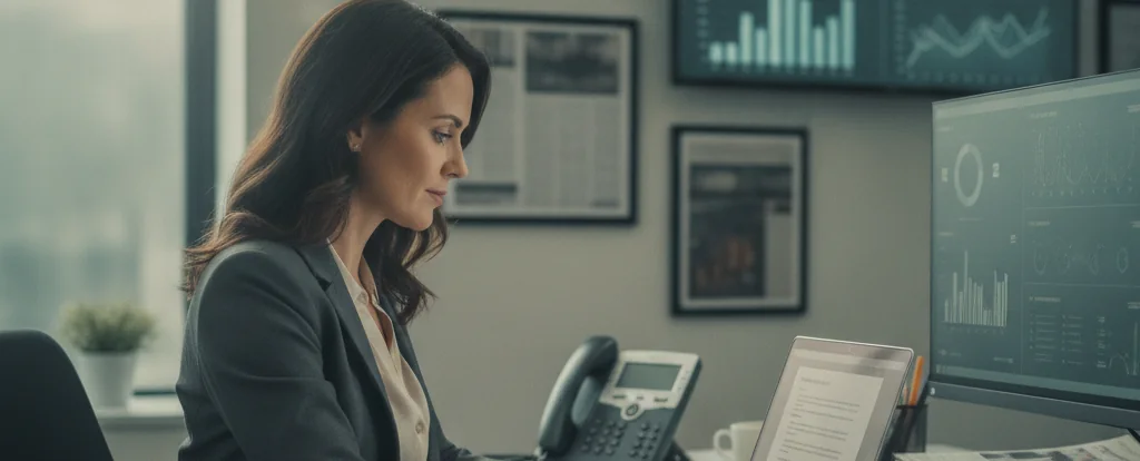 Illustration of a person working as a public relations officer