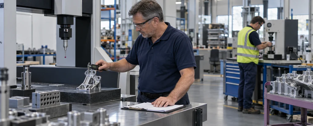 Illustration of a person working as a quality engineer