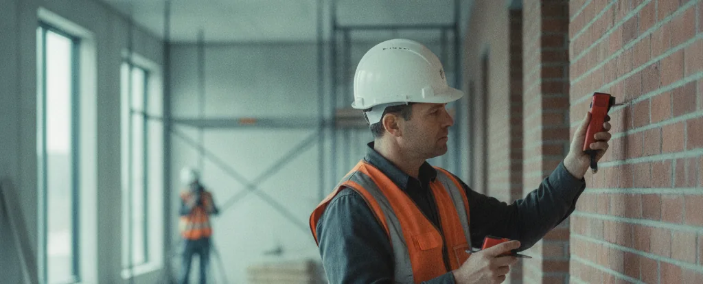 Illustration of a person working as a quantity surveyor