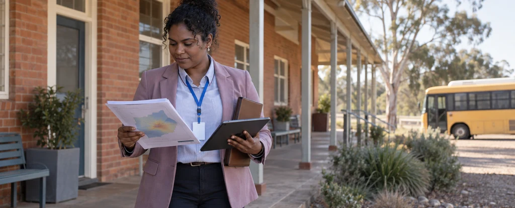 Illustration of a person working as a regional education manager