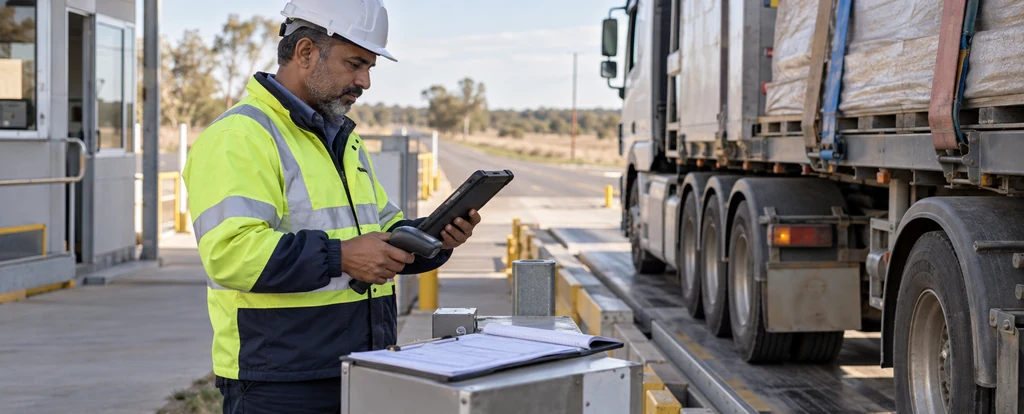 Illustration of a person working as a transport operations inspector