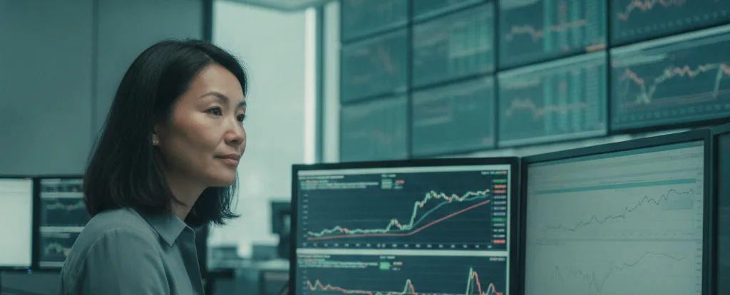 Illustration of a person working as a treasury analyst